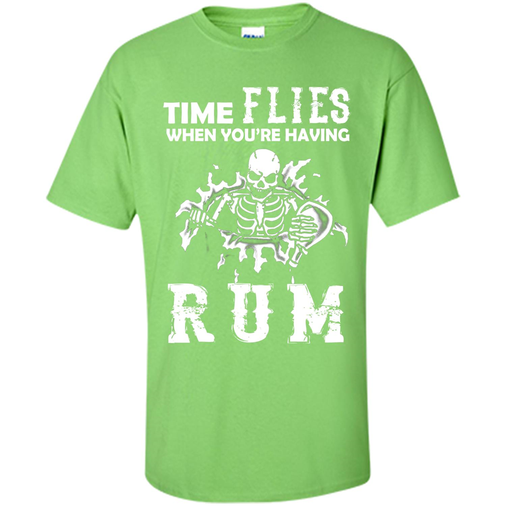 Rum T-shirt Time Flies When You're Having Rum