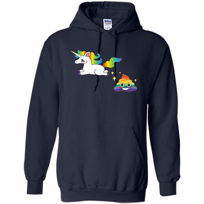 Unicorn Rainbow Poop Funny Cute Emojis T-shirt