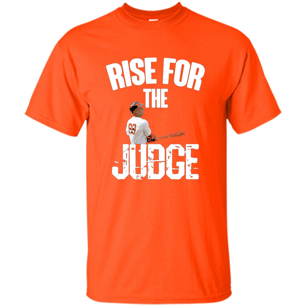 All Rise For The Judge Shirt 99 Baseball T-shirt Orange