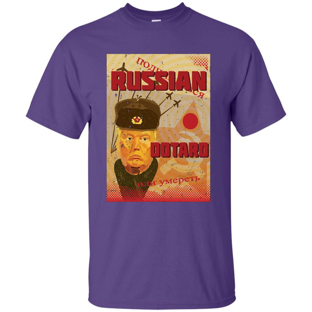Funny President T-shirt Russian Dotard T-Shirt Purple
