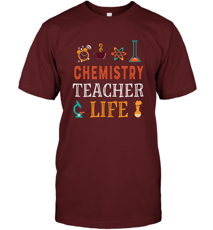 Chemistry Teacher Life Shirt For Womens Mens T-Shirt T-Shirt Cardinal