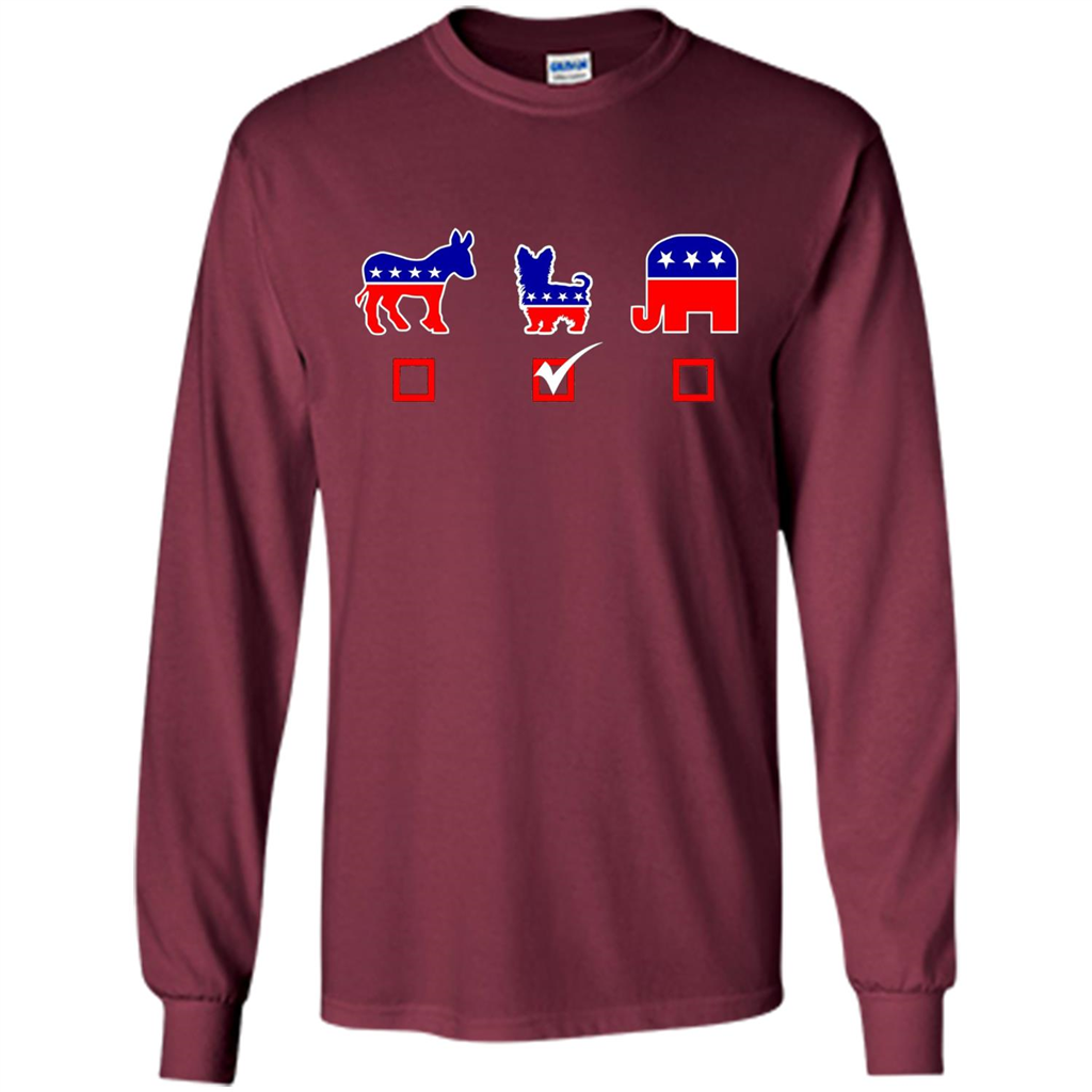 Yorkshire Terrier For President Shirt Yorkie T-shirt