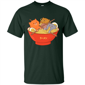 Ramen Noodles And Cats T-shirt