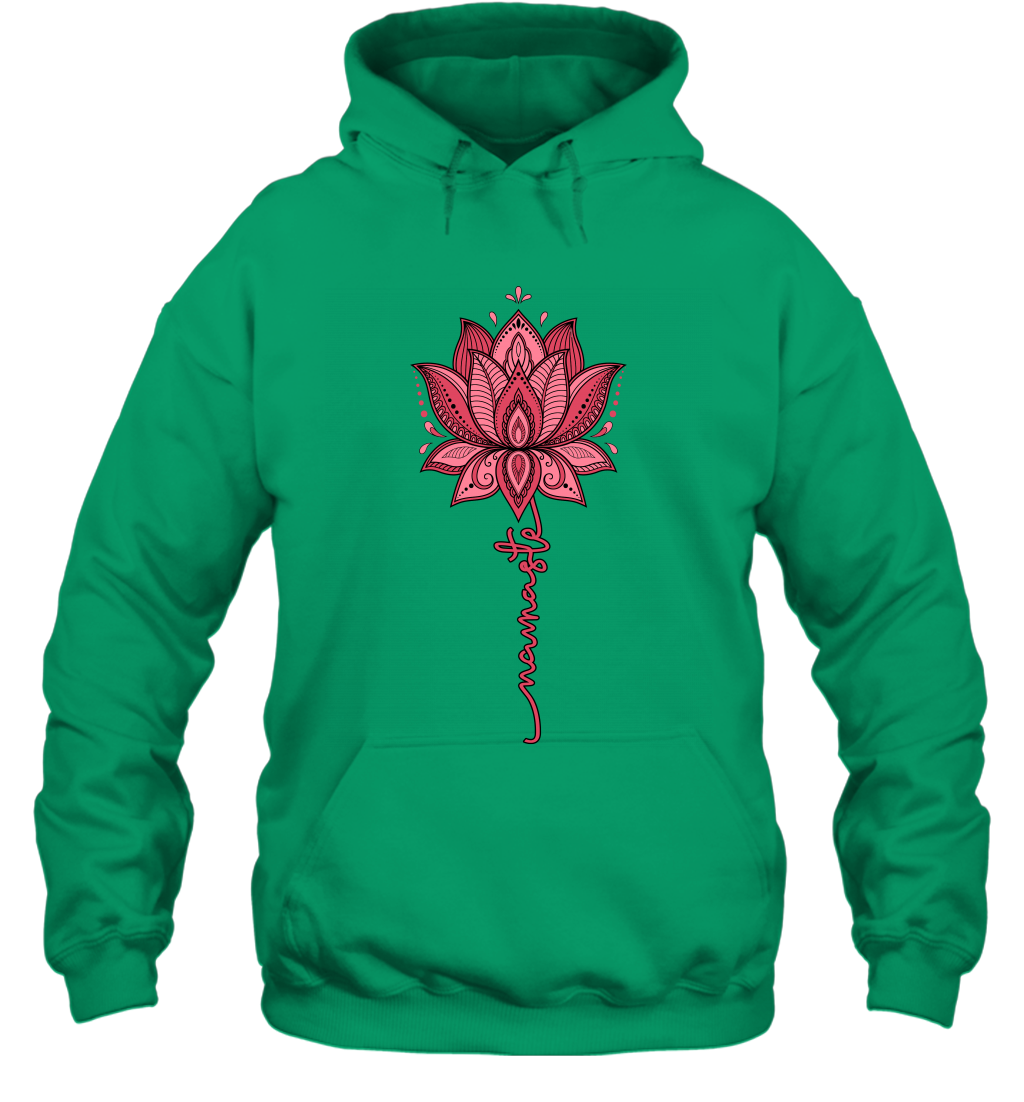 Namaste Mandala Lotus Shirt Hoodie Irish