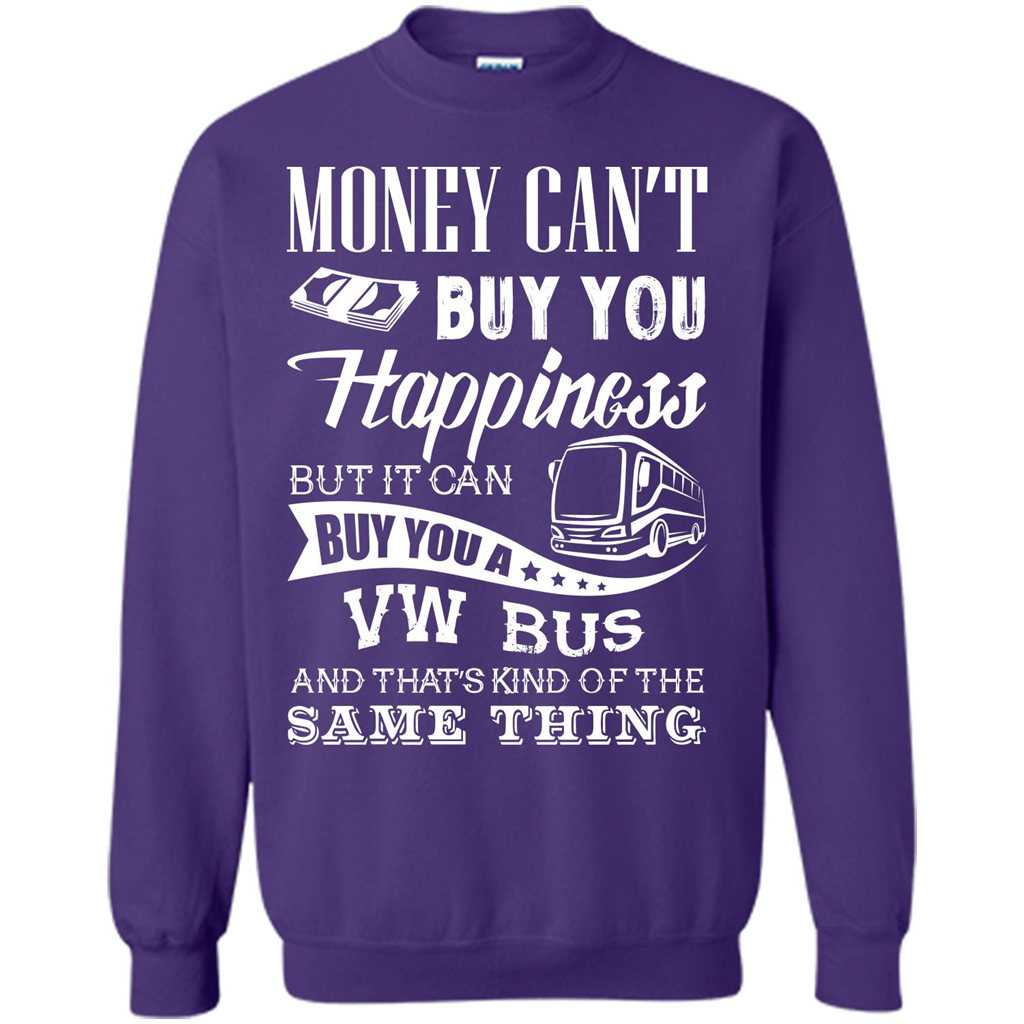 Driver T-shirt Money Can’t Buy You Happiness T-shirt Purple