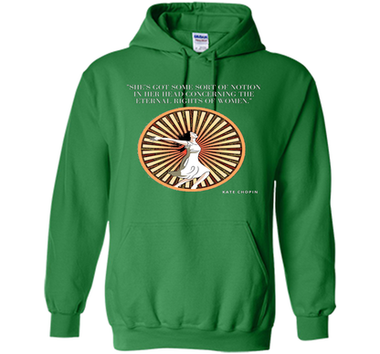 Kate Chopin Eternal Rights of Women Literary T-Shirt shirt Irish Green