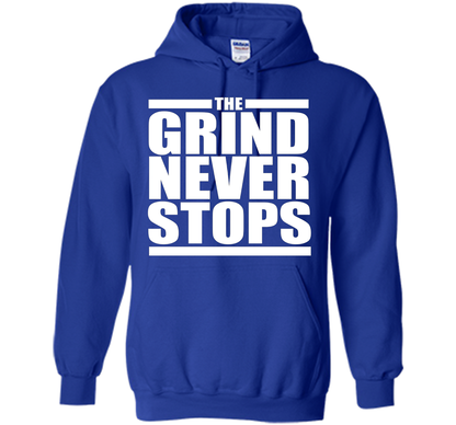 The Grind Never Stops T-shirt Royal