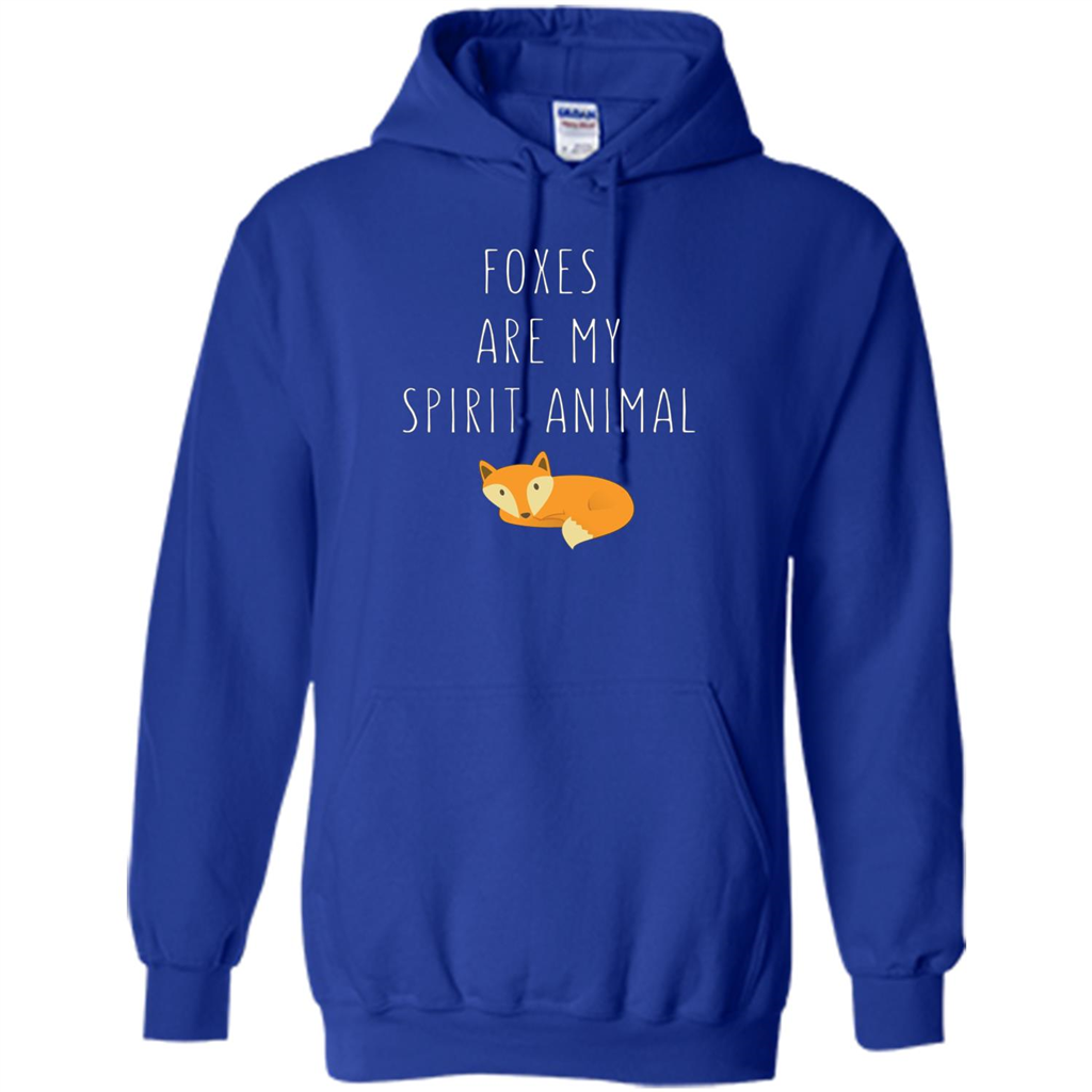 Foxes Are My Spirit Animal Fox T-Shirt Royal