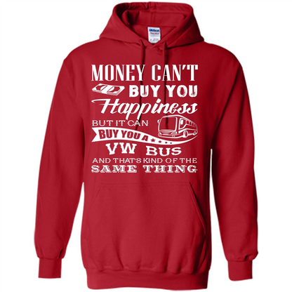 Driver T-shirt Money Can’t Buy You Happiness T-shirt Red