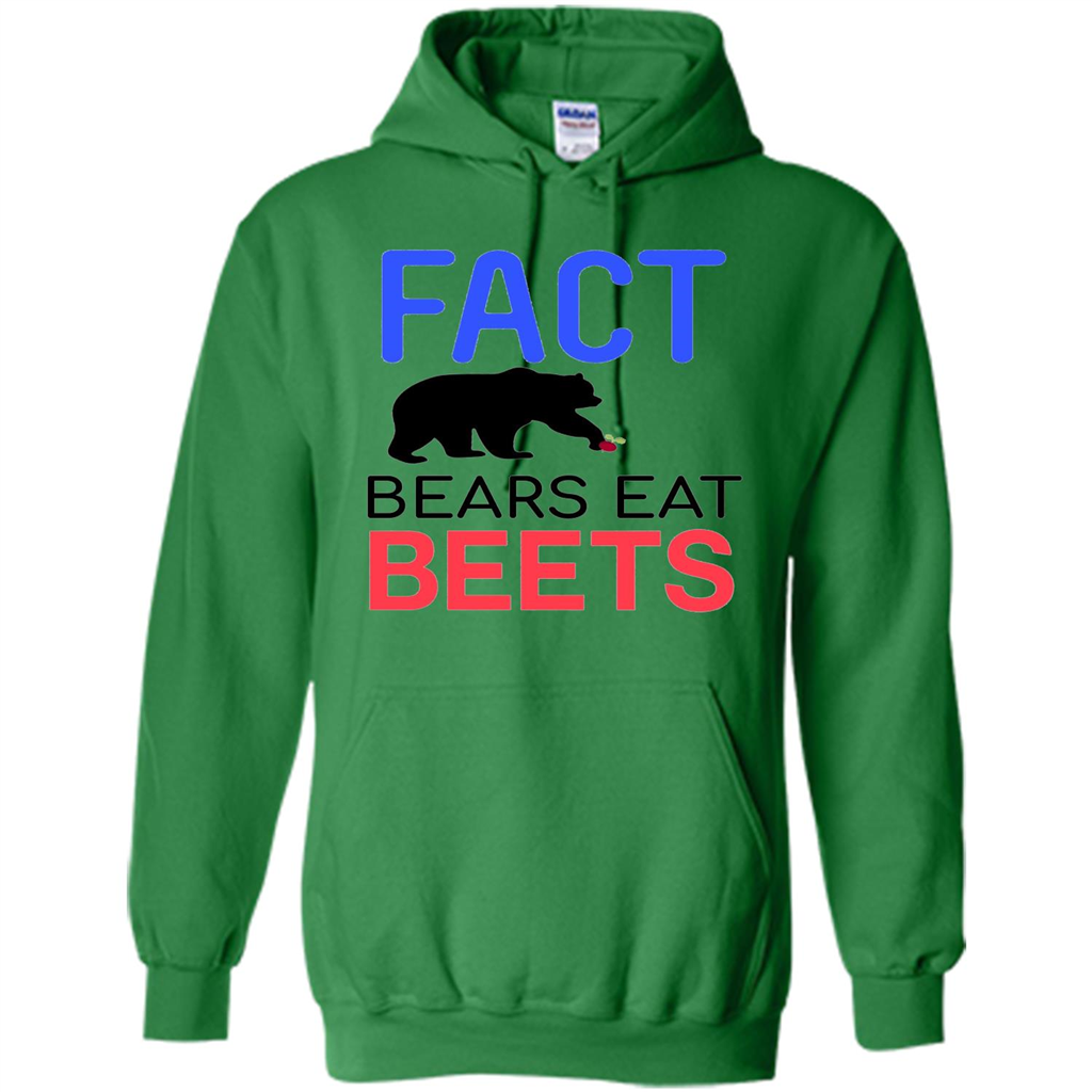 FACT Bears Eat Beets T-shirt Funny Men Women Novelty Gift Irish Green