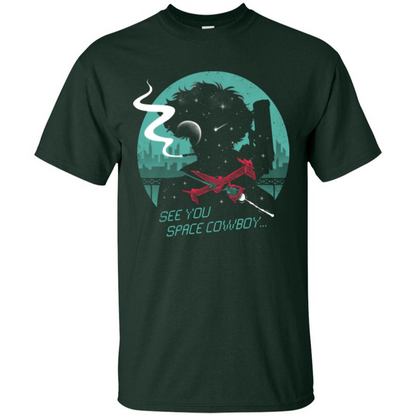 Space Cowboy T-shirt See You Space Cowboy Forest Green