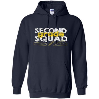 Second Grade Squad T-shirt Students Back To School T-shirt Navy