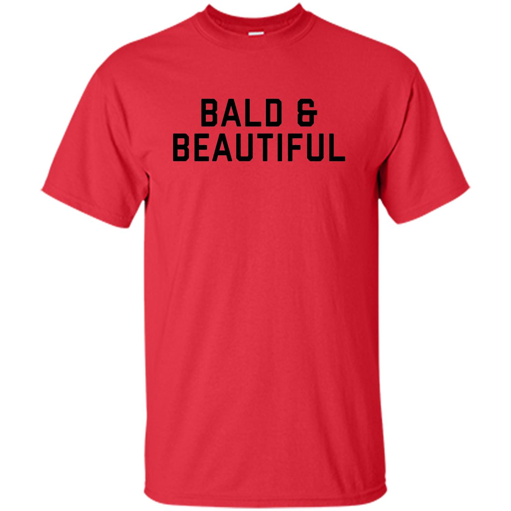 Bald and Beautiful T-shirt Red