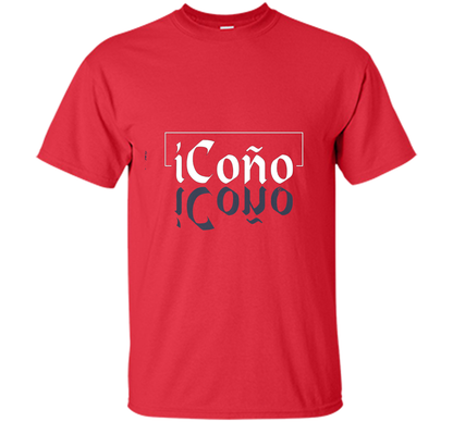 iCono Spanish T-Shirt Bilingual Puerto Rico PremiumTee shirt Red