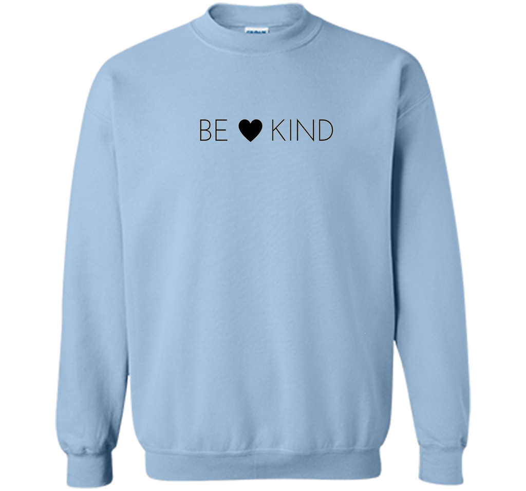 BE KIND positive message t-shirt for men, women and youth cool shirt Light Blue