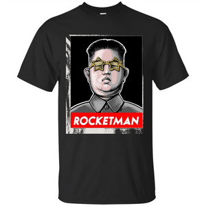 Trump Rocket Man Kim Jong Un North Korea T-shirt