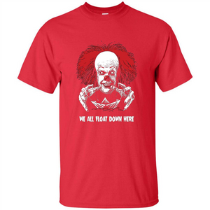 Red Balloon We All Float Down Here T-shirt Horror Halloween T-shirt