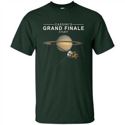 Cassini Grand Finale Space T-shirt Forest Green
