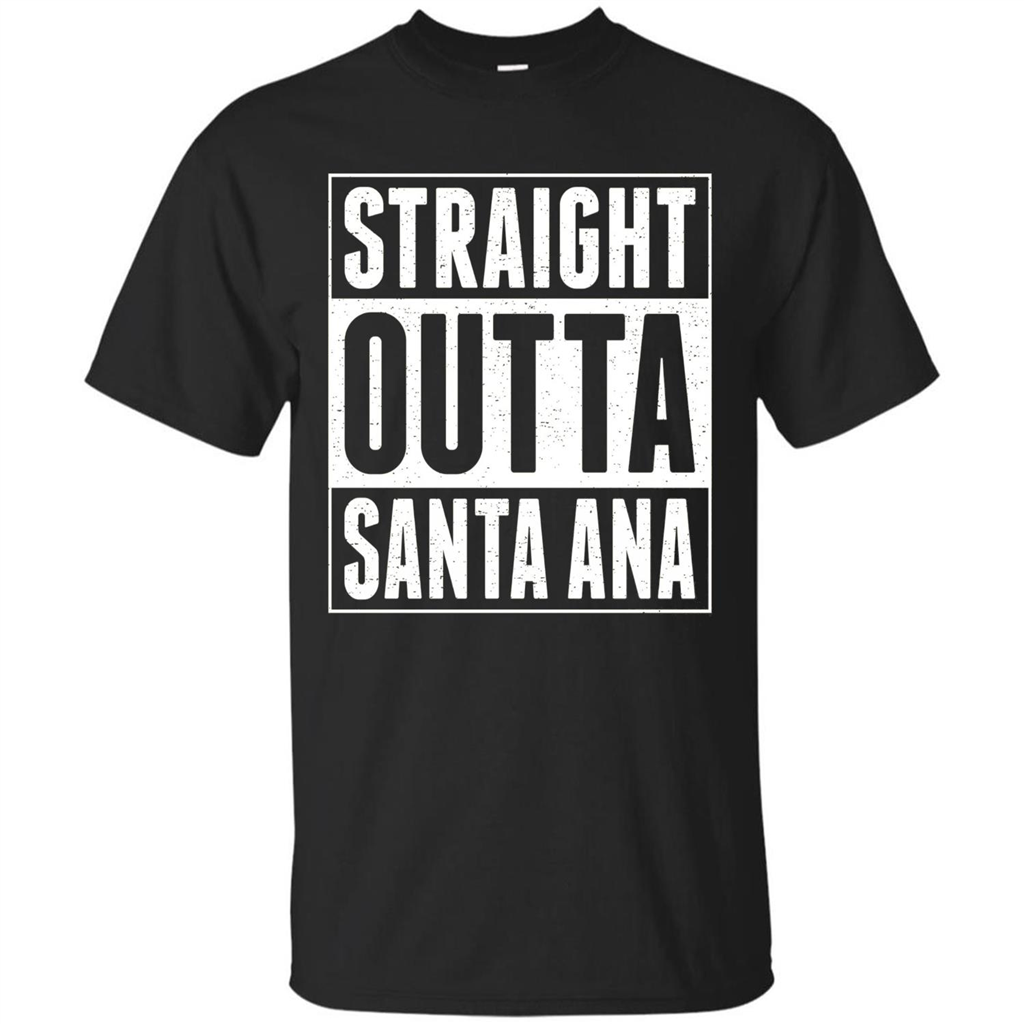 Straight Outta Santa Ana T-shirt Black