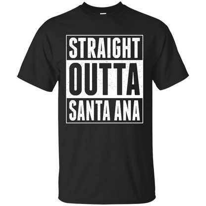 Straight Outta Santa Ana T-shirt Black