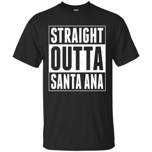 Straight Outta Santa Ana T-shirt Black