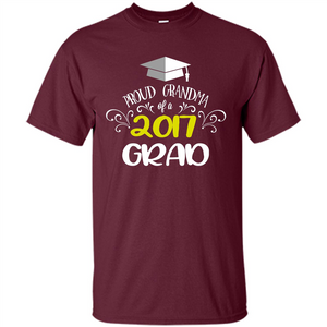 Graduation T-shirts Funny Tees Proud Grandma