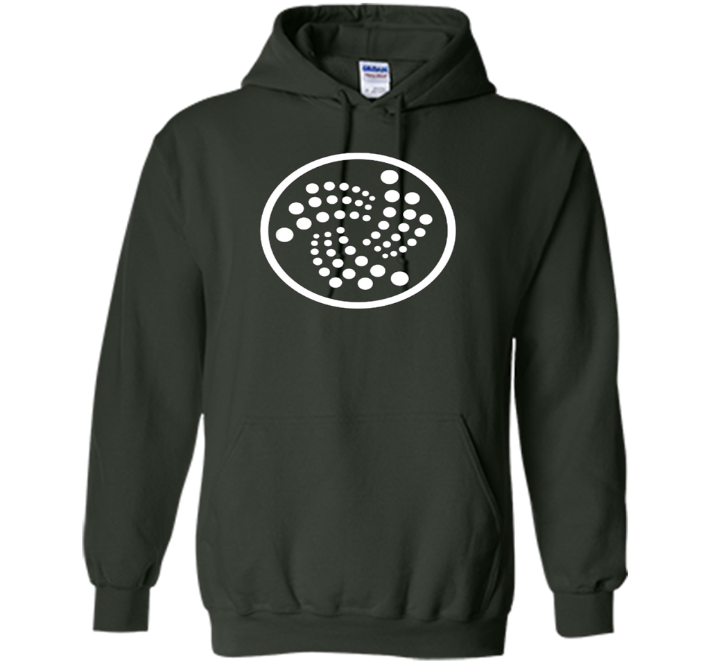 Iota T-shirt Miota Cryptocurrency Blockchain Token T-shirt Forest Green