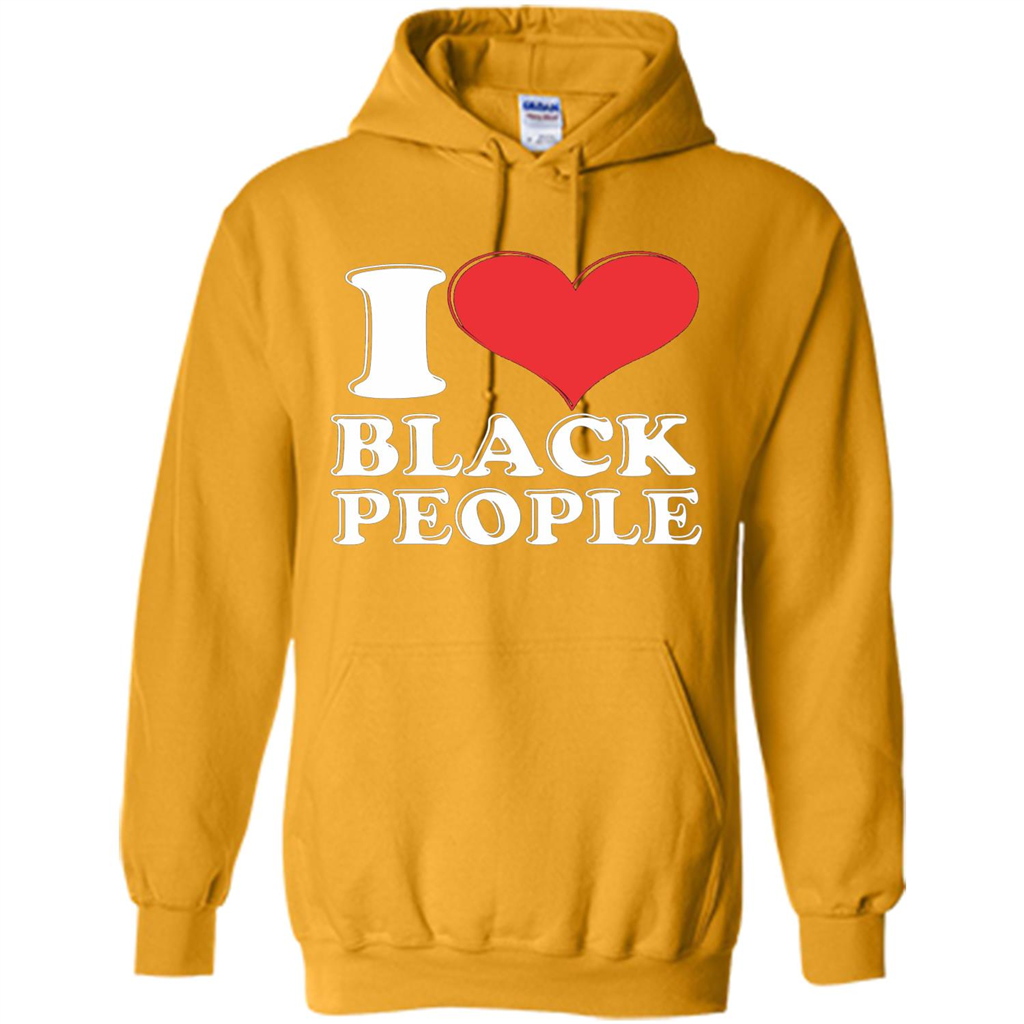 I love black People T-shirt Black is Beautiful Black Pride Gold