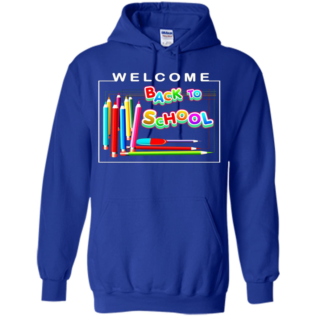 Welcome Back to School T-shirt School Day T-shirt Royal