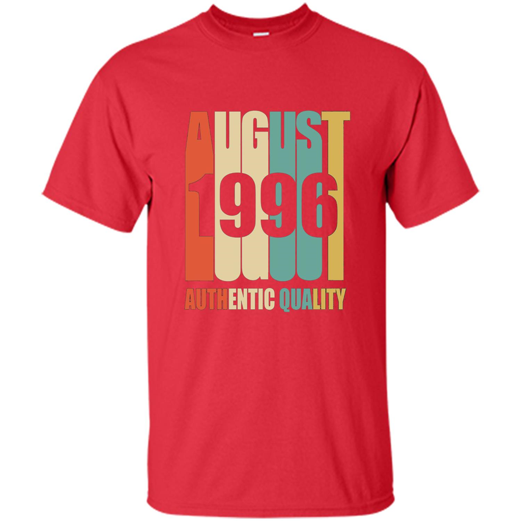 August 1996 Authentic Quality T-shirt Red