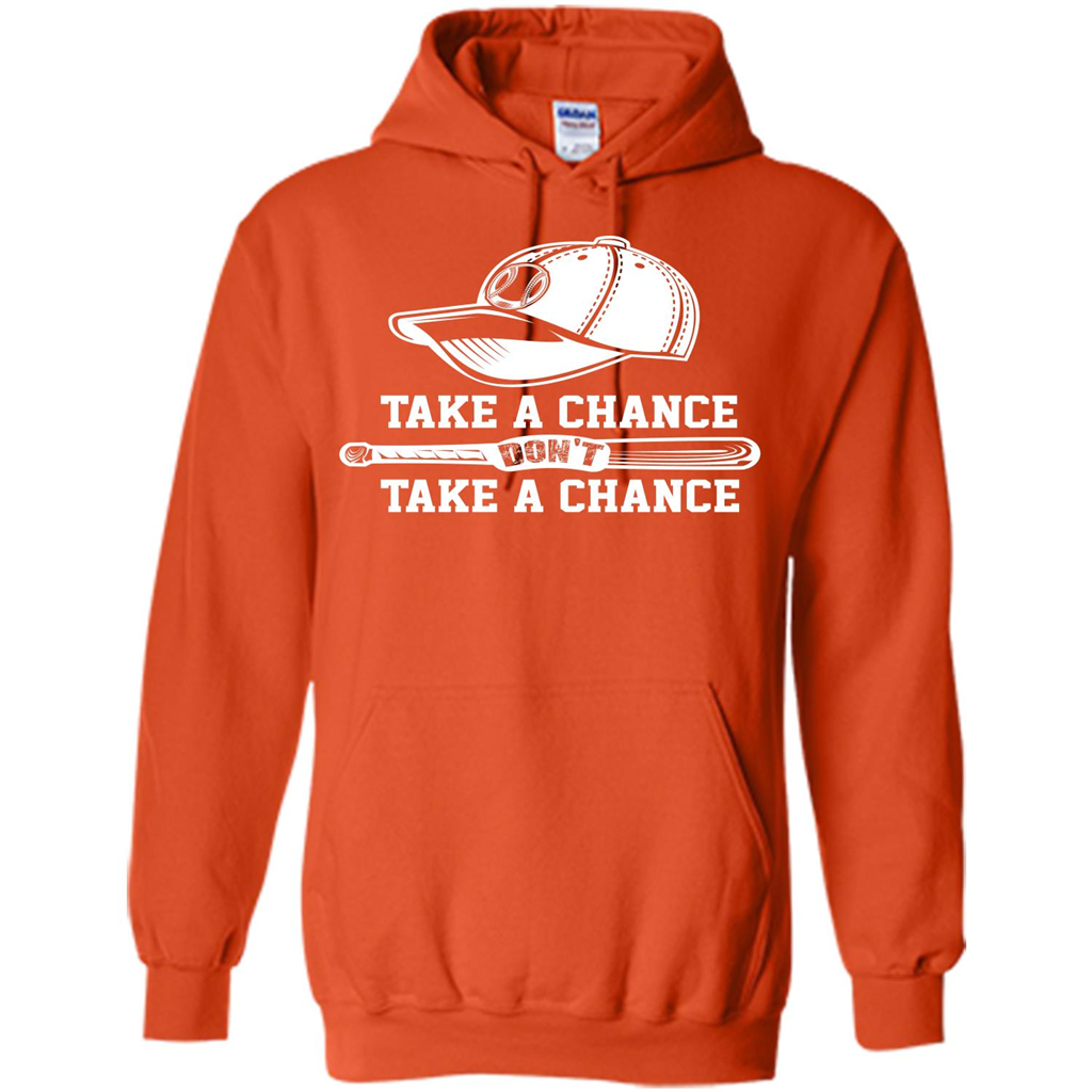 Football T-shirt Take A Chance Don't Take A Chance Orange