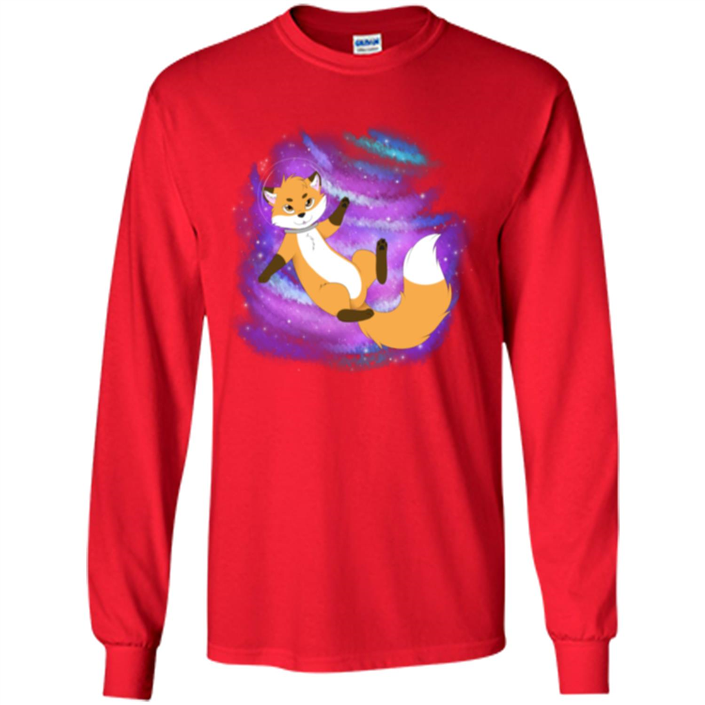 Space Fox T-shirt Red