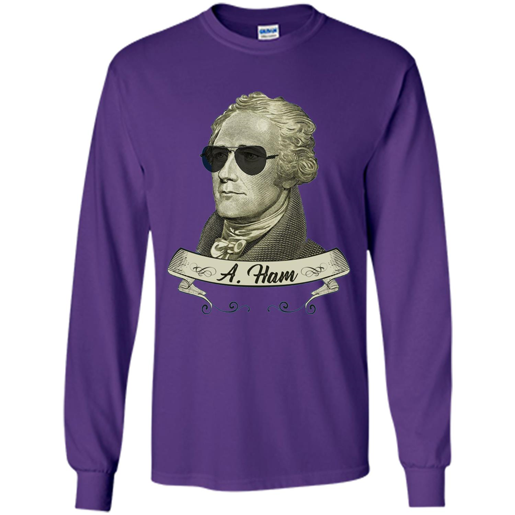 Cool Sunglasses T-shirt Funny Hamilton T-shirt Purple