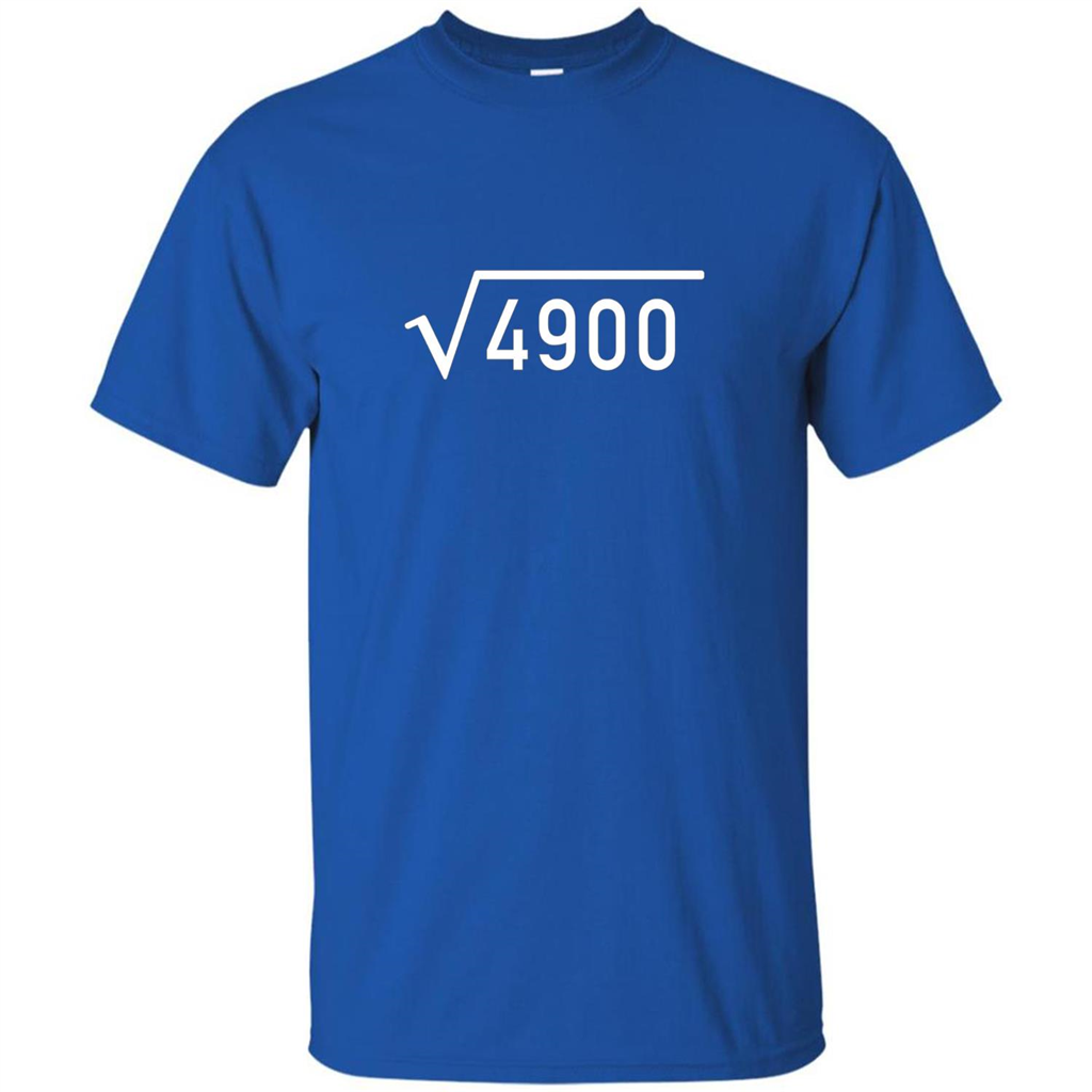Funny Birthday T-shirt 70th Birthday T-shirt Royal