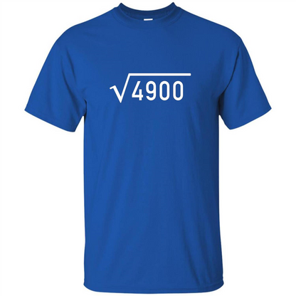 Funny Birthday T-shirt 70th Birthday T-shirt Royal