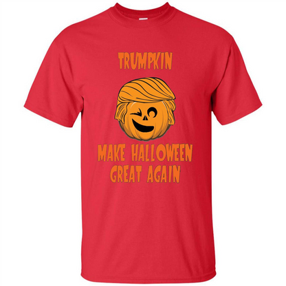 Trumpkin Make Halloween Great Again T-shirt Red