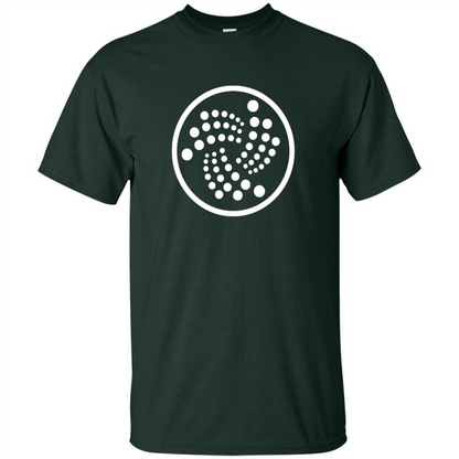 Iota T-Shirt - MIOTA Cryptocurrency Blockchain Token T-shirt Forest Green