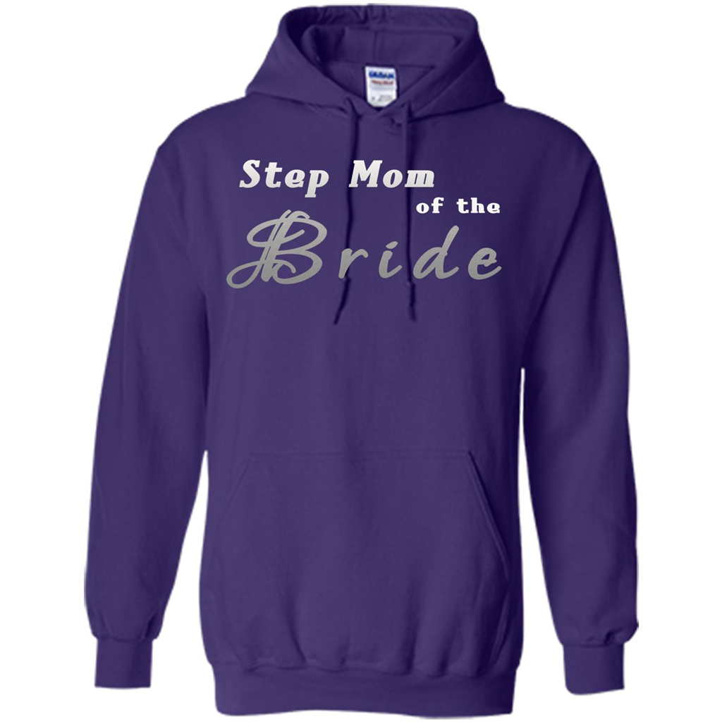 Bride's Step Mom T-shirt - New Step Mother Of Bride Purple