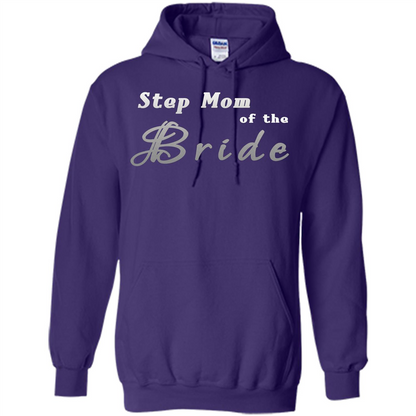 Bride's Step Mom T-shirt - New Step Mother Of Bride Purple