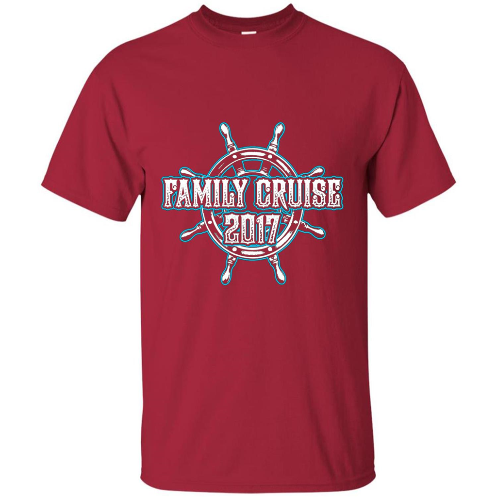 Family Cruise 2017 T-Shirt Family Vacation T-shirt Cardinal