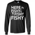 Funny Fisherman T-shirt Here Fishy Fishy Fishy T-Shirt