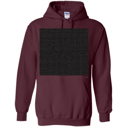 Bee Movie Script T-shirt Maroon