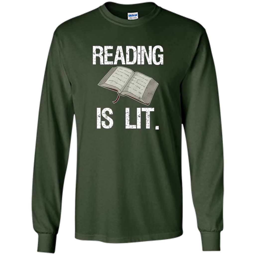 Book Reader T-shirt Reading is Lit T-shirt