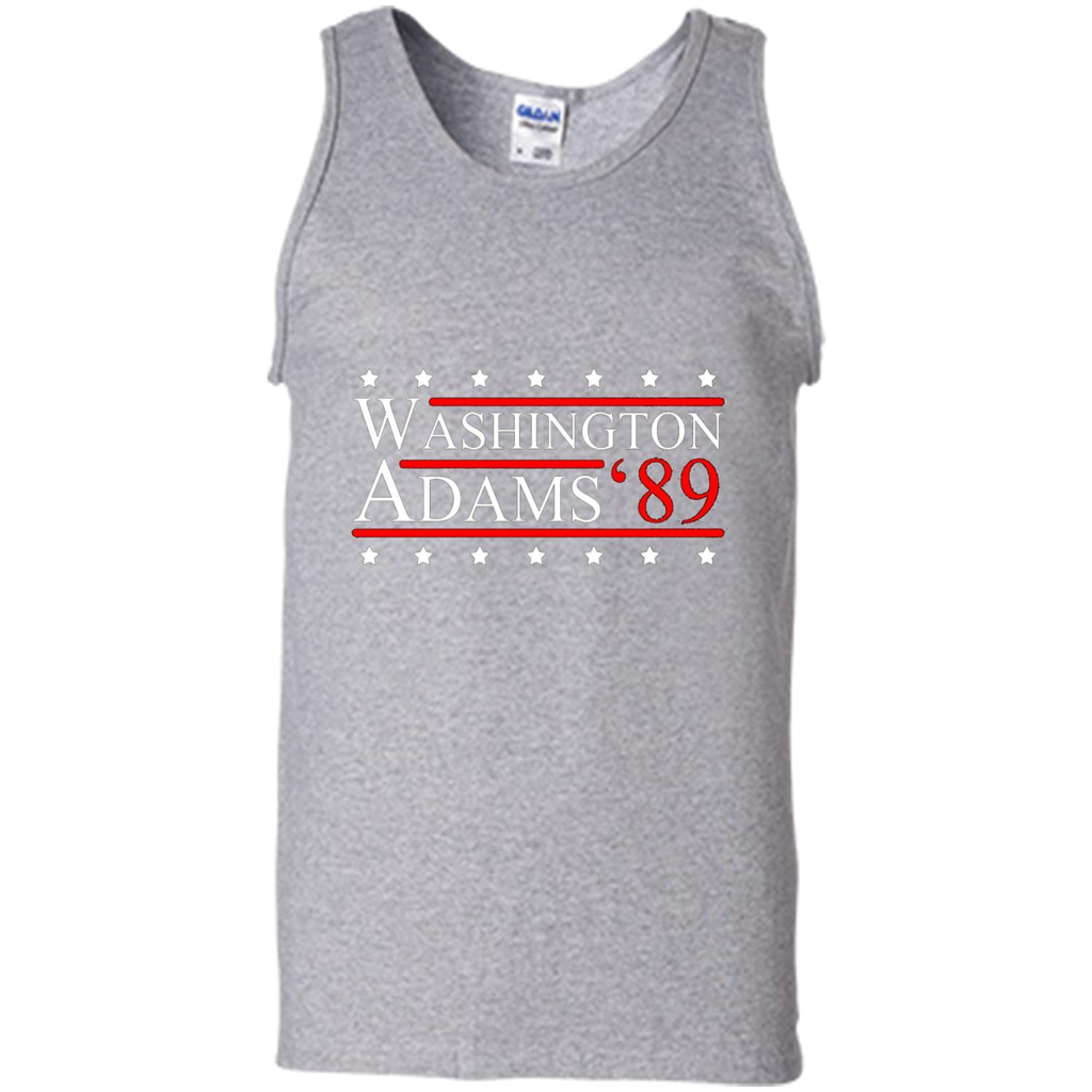 Washington Adams 1789 July 4th T-shirt Sport Grey