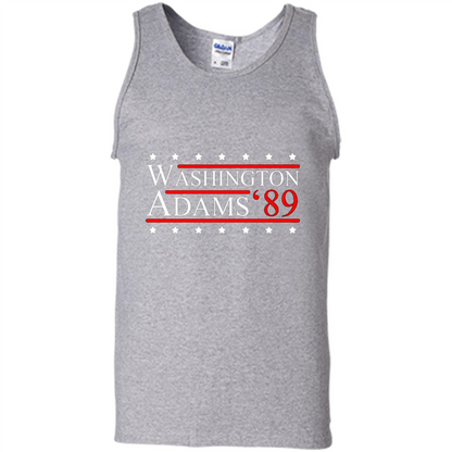 Washington Adams 1789 July 4th T-shirt Sport Grey