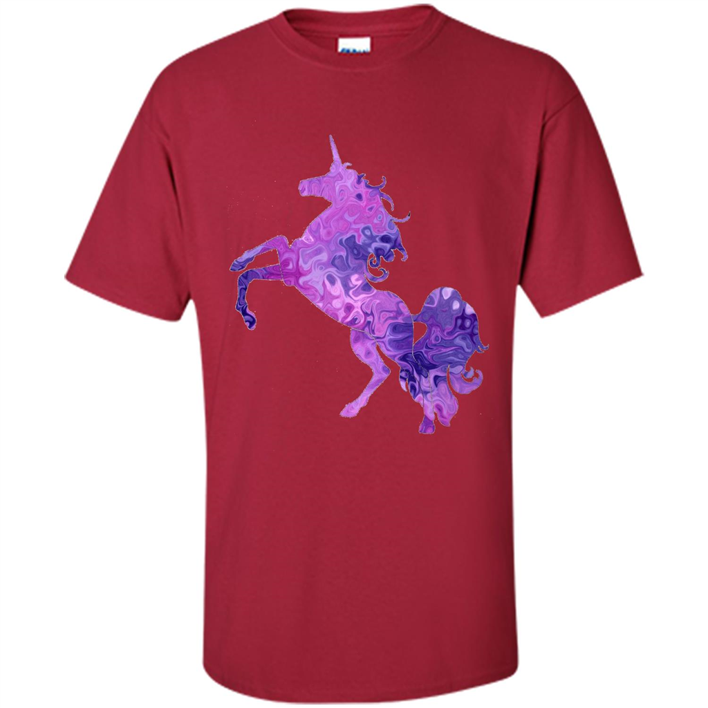 Unicorn Glitter Cute Beautiful Unicorn T-shirt Cardinal
