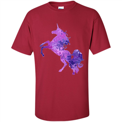 Unicorn Glitter Cute Beautiful Unicorn T-shirt Cardinal