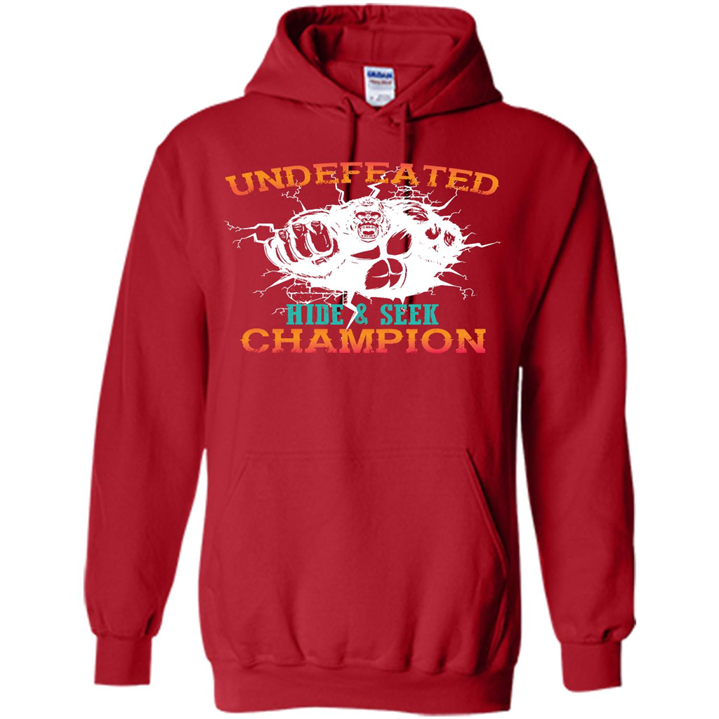 Undefeated Hide and Seek Champion T-shirt Red