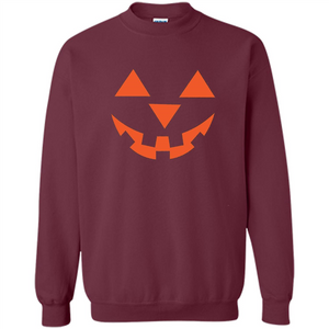 Pumpkin Head Jack O' Lantern Smiling Face Halloween T-shirt