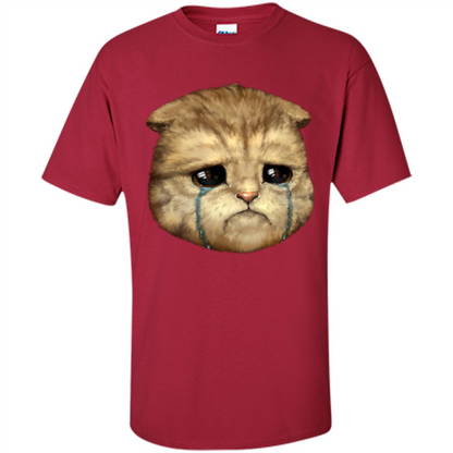Cat Lovers T-shirt Cat Crying Cardinal